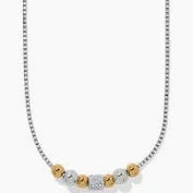 Meridian petite two toned necklace