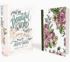 NIV Beautiful Word Coloring Bible for Teen Girls Hardcover Floral