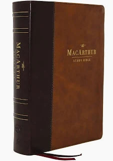 NKJV MacArthur Study Bible Brown Leathersoft