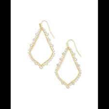Sophee gold crystal earrings