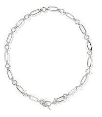 Silvia Silver Chain Link Necklace