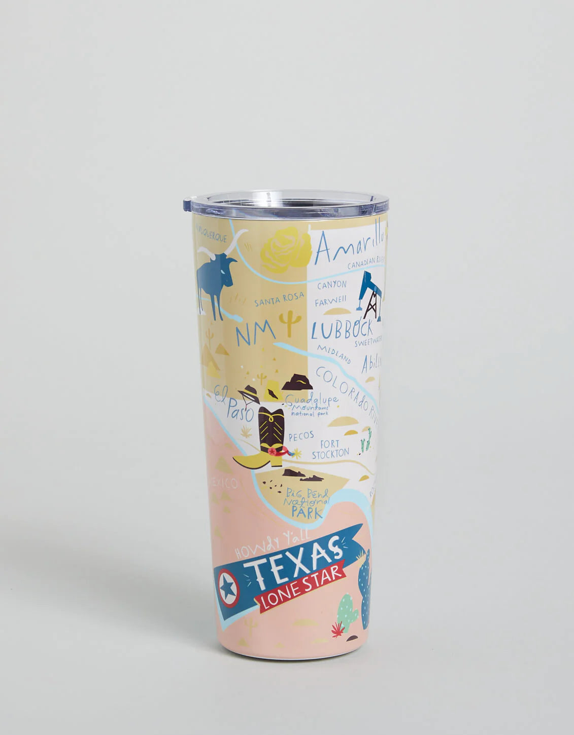 Stainless Steel Drink Tumbler 22 Texas