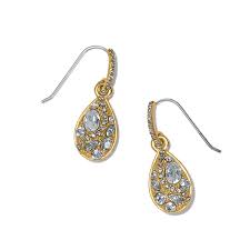 Trust Your Journey gold french wire earrings