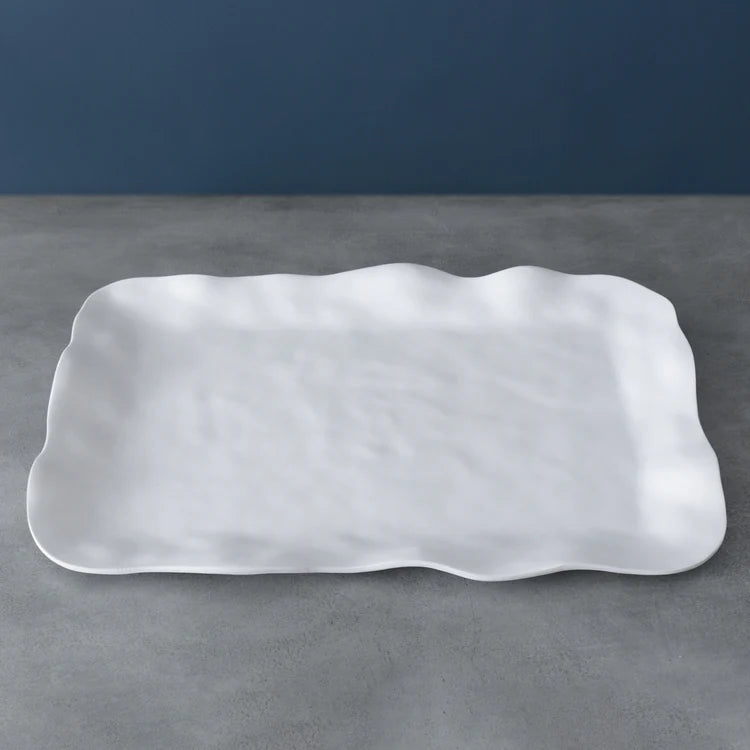 Vida Nube Extra Large White rectangular Tray