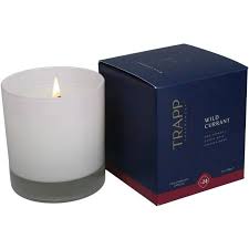 Wild Currant 7oz candle flat bo