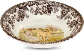 Woodland Yellow Lab Cereal Bowl